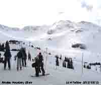 Plenty of snow: Skiers setting out on Whistler Mountain.