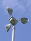 Cup counter anemometer