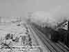Train in the snow in 1962. Courtesy of the webmaster's collection DERBYZULZERS.